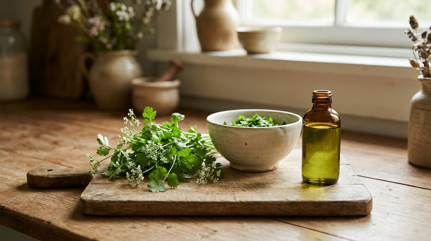 The Garden Fresh Blend: A Cilantro Essential Oil Room Spray Recipe